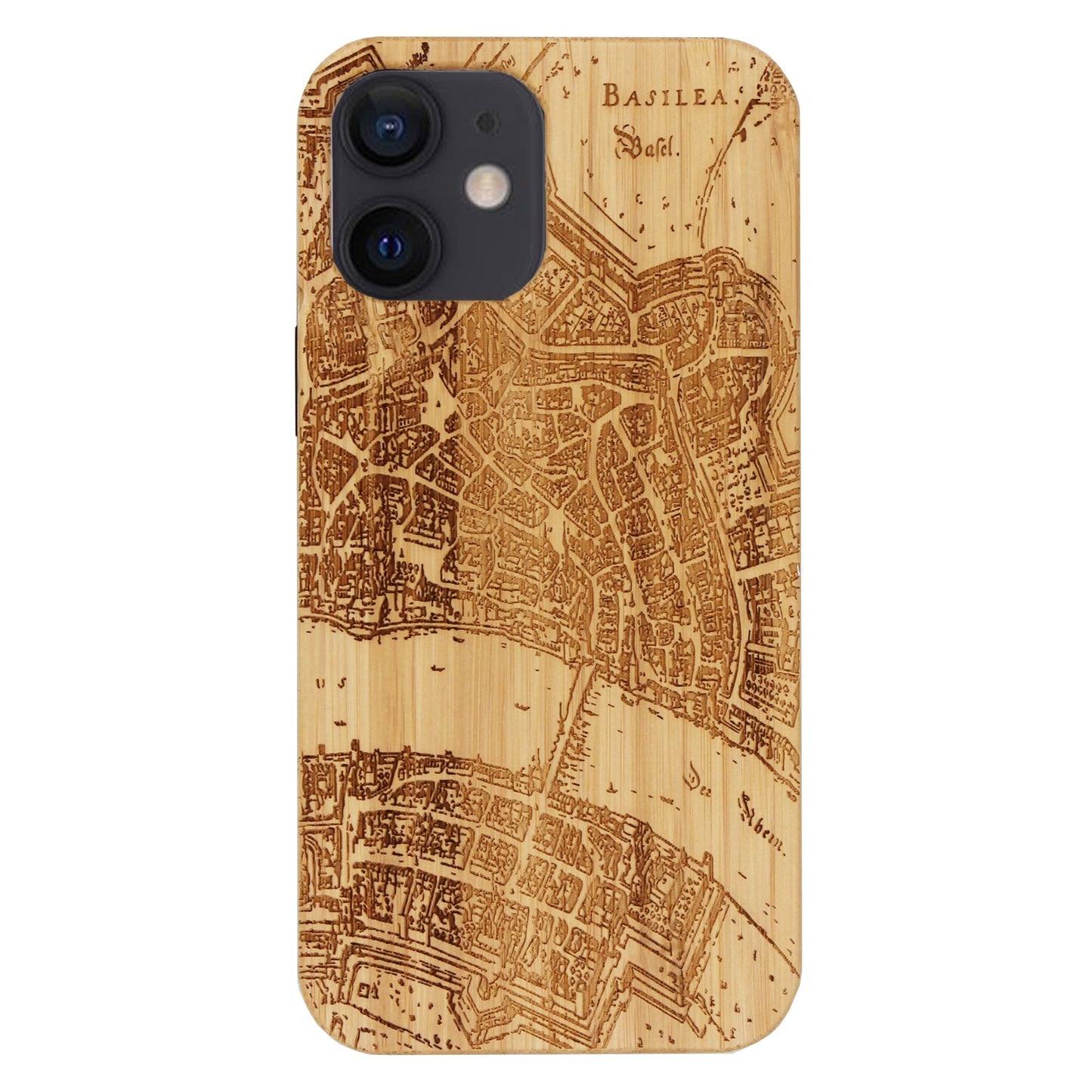 Basel Merian Eden Case aus Bambus für iPhone 12 Mini