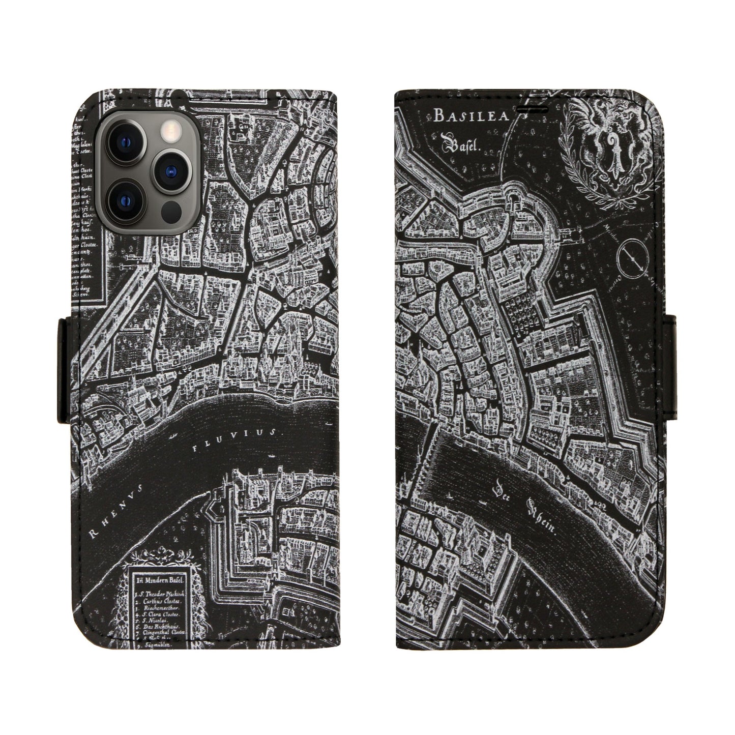 Basel Merian Negativ Victor Case für iPhone, Samsung und Huawei