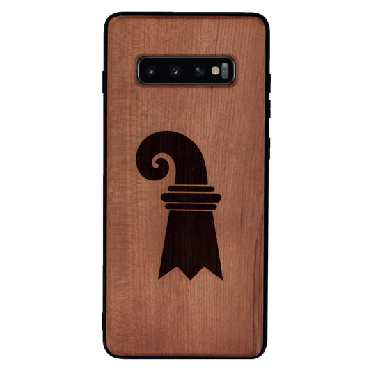Baslerstab Eden case made of cherry wood for Samsung Galaxy S10 Plus