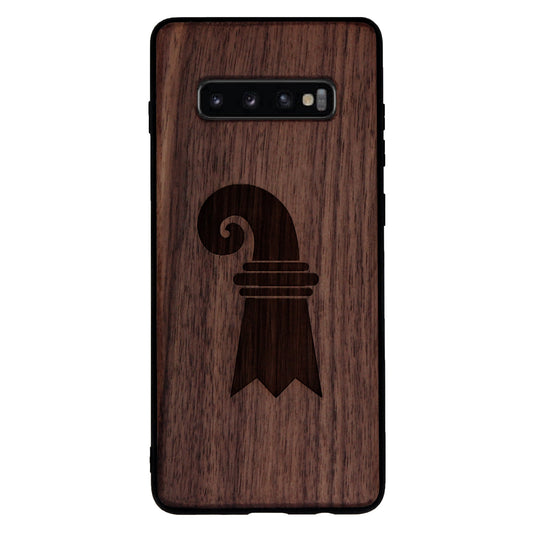 Baslerstab Eden case made of walnut wood for Samsung Galaxy S10