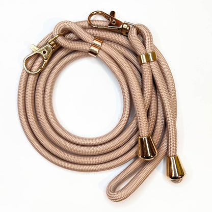 Lanyard with gold buckles