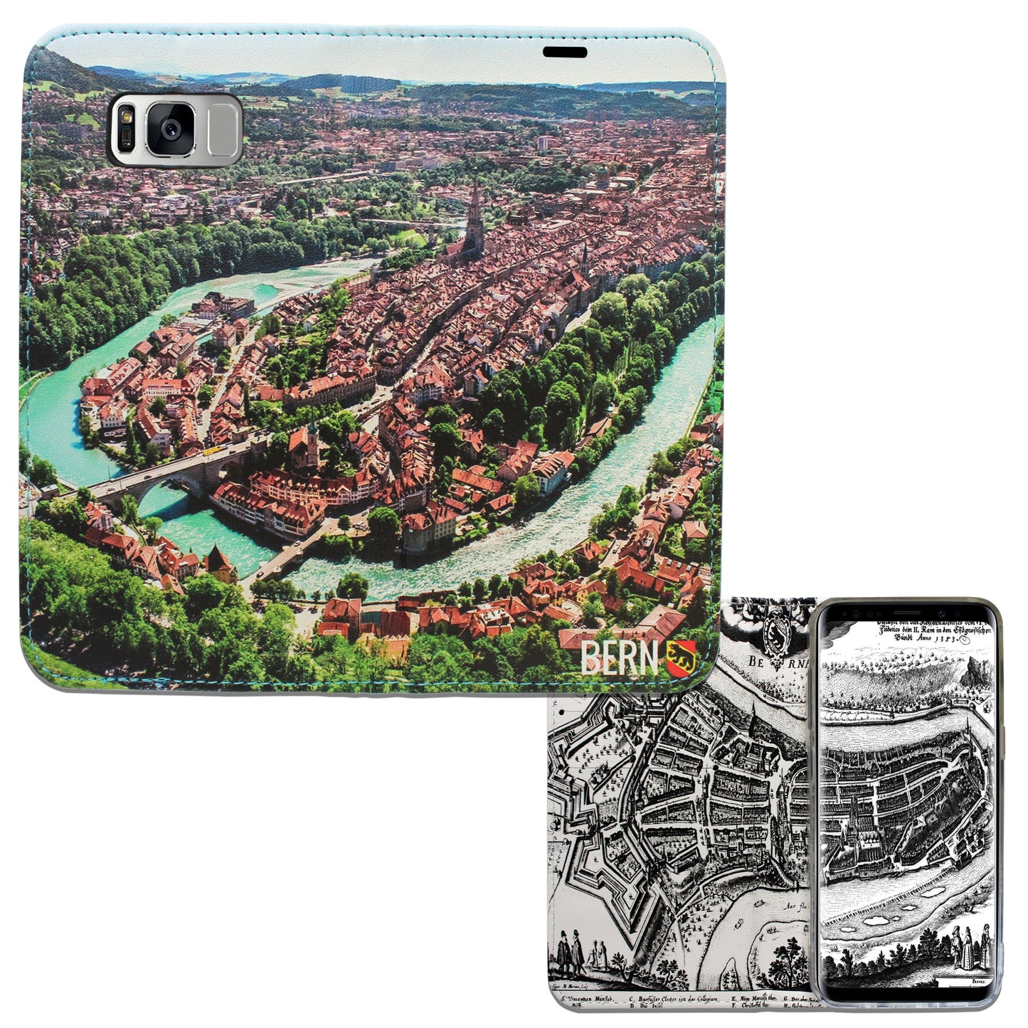 Bern City Panorama Case für Samsung Galaxy S8