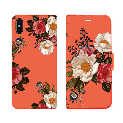 Coque Victor Fleurs sur Rouge pour iPhone X/XS