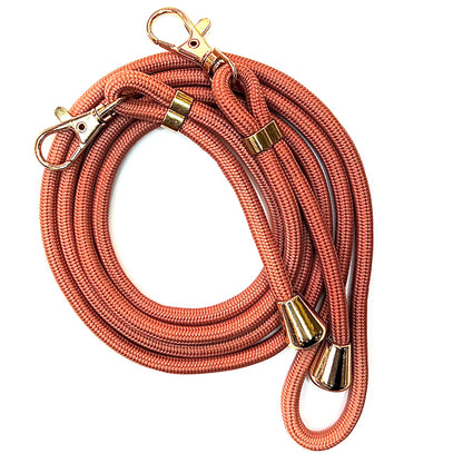 Lanyard with gold buckles