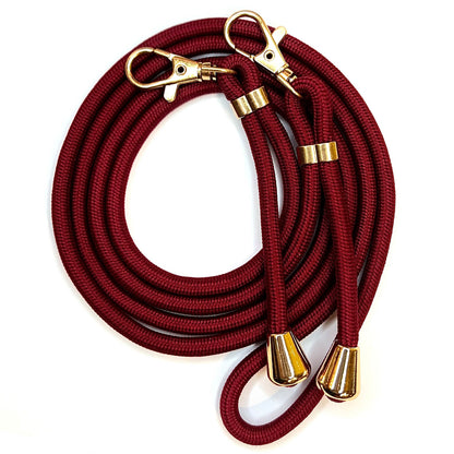 Lanyard with gold buckles