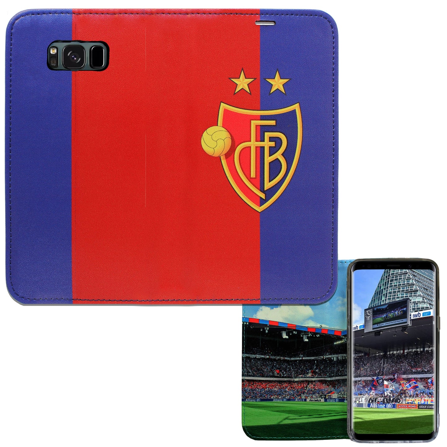 FCB red / blue panoramic case for Samsung Galaxy S8 Plus