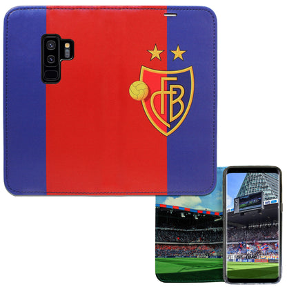 Coque panoramique FCB rouge/bleue pour Samsung Galaxy S9 Plus