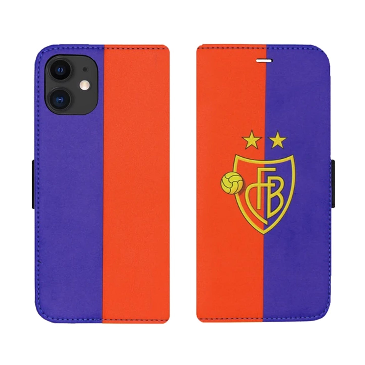 Coque Victor FCB rouge/bleue pour iPhone 11