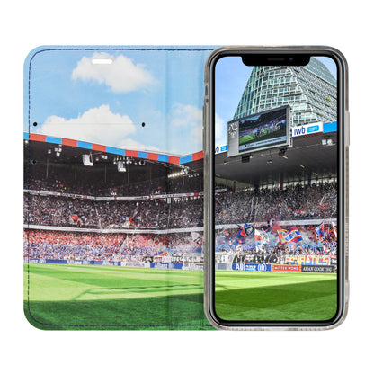 Coque FCB Panorama Rouge / Bleu pour iPhone XS Max