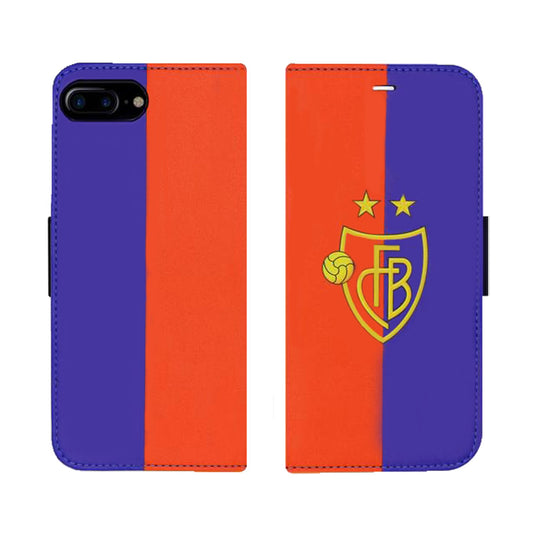 FCB Coque Victor Rouge / Bleue pour iPhone 6/6S/7/8 Plus