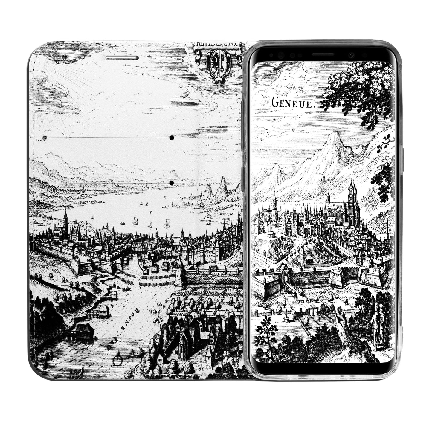 Genf Merian Panorama Case für Samsung Galaxy S8