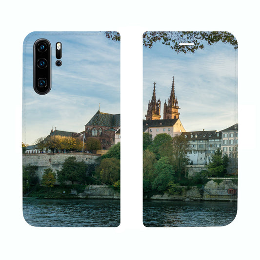 Coque Huawei P30 Pro Basel City Rhine Panorama