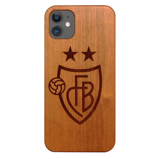 FCB Eden case made of cherry wood for iPhone 11