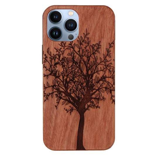 Lebensbaum Eden Case aus Rosenholz für iPhone 14 Pro Max