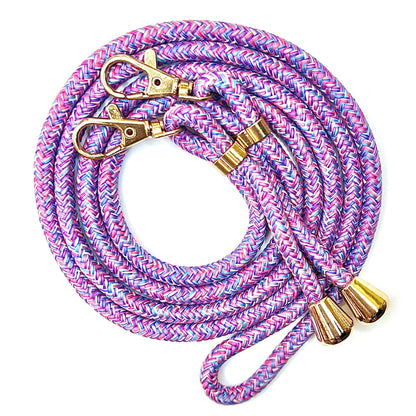 Lanyard with gold buckles