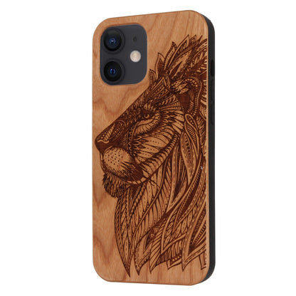 Löwe Eden Case aus Kirschholz für iPhone 12 Mini