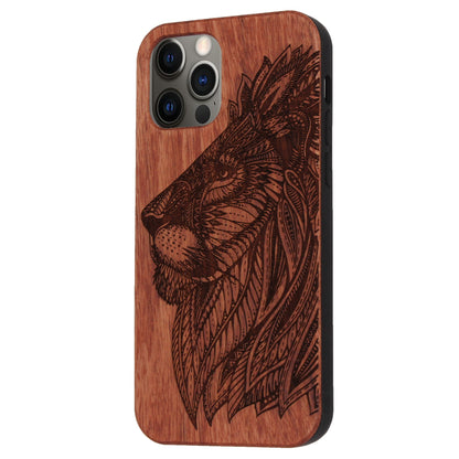 Löwe Eden Case aus Rosenholz für iPhone 12/12 Pro