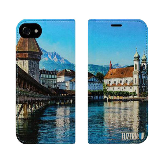 Coque Panorama Ville de Lucerne pour iPhone 6/6S/7/8/SE 2/SE 3