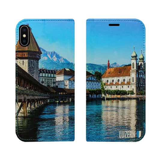 Coque Panorama Ville de Lucerne pour iPhone XS Max