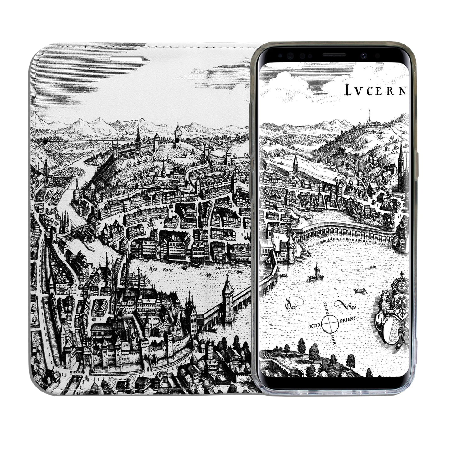 Luzern City Panorama Case für Samsung Galaxy S8