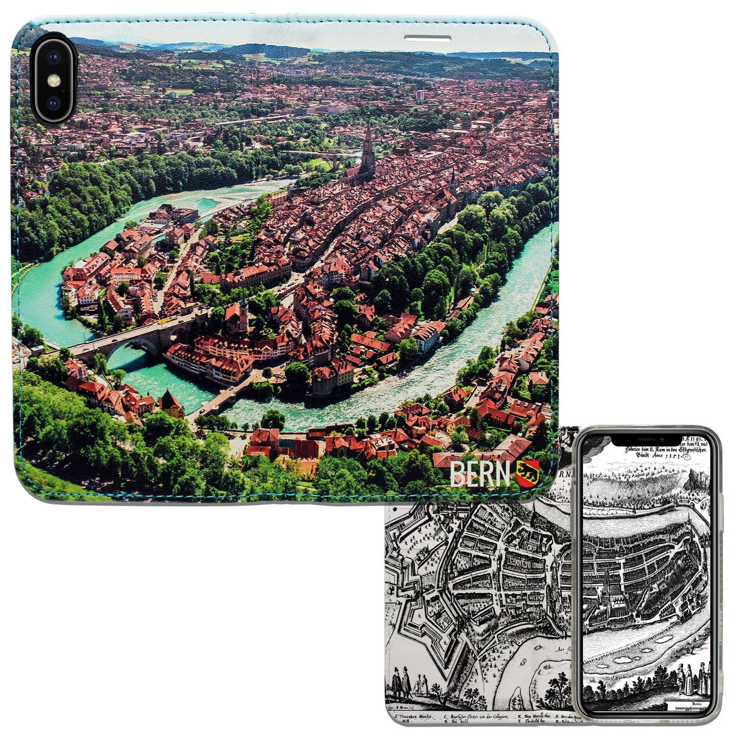 Bern City Panorama Case für iPhone XS Max
