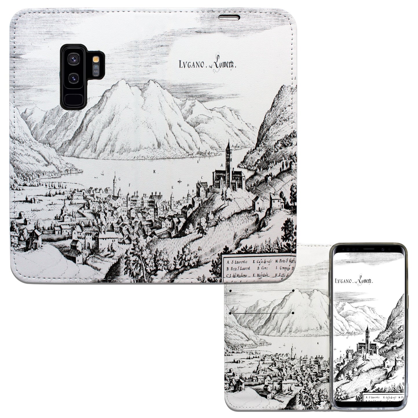 Lugano Merian Panorama Case for Samsung Galaxy S9 Plus