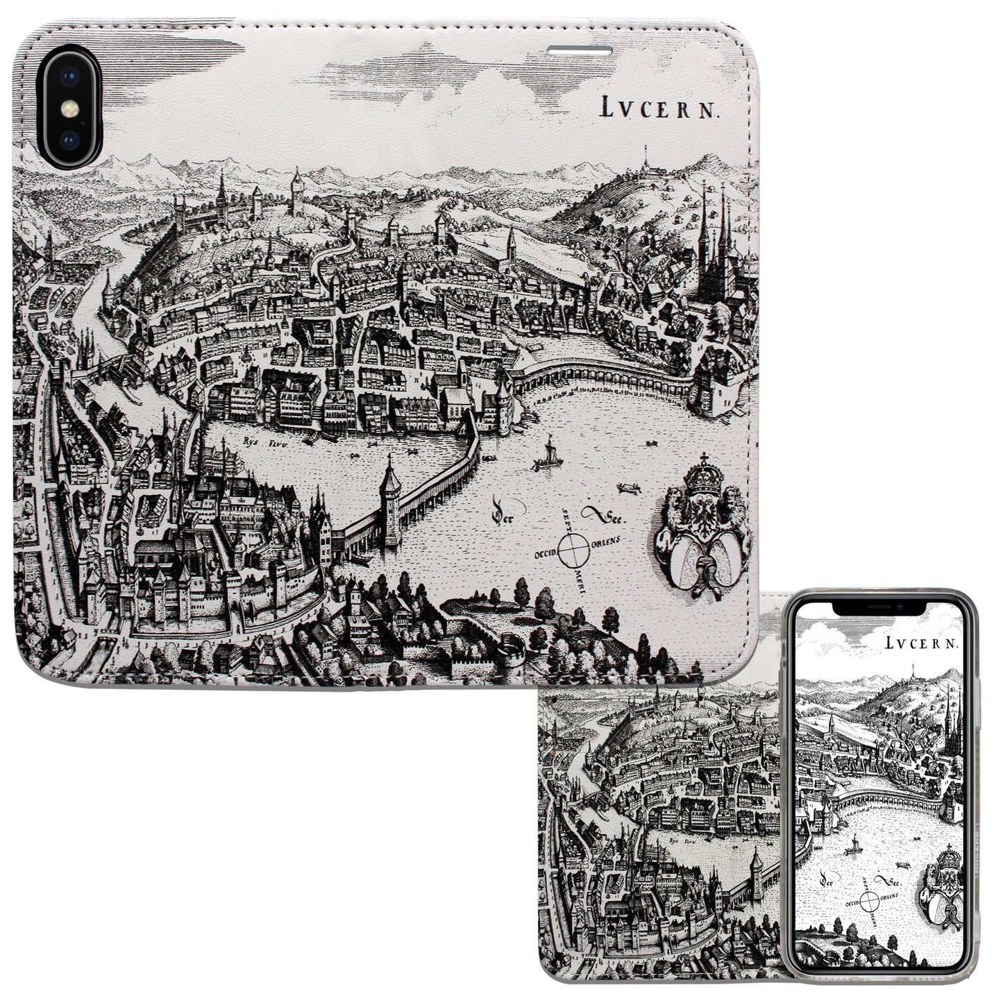 Luzern Merian Panorama Case für iPhone X/XS