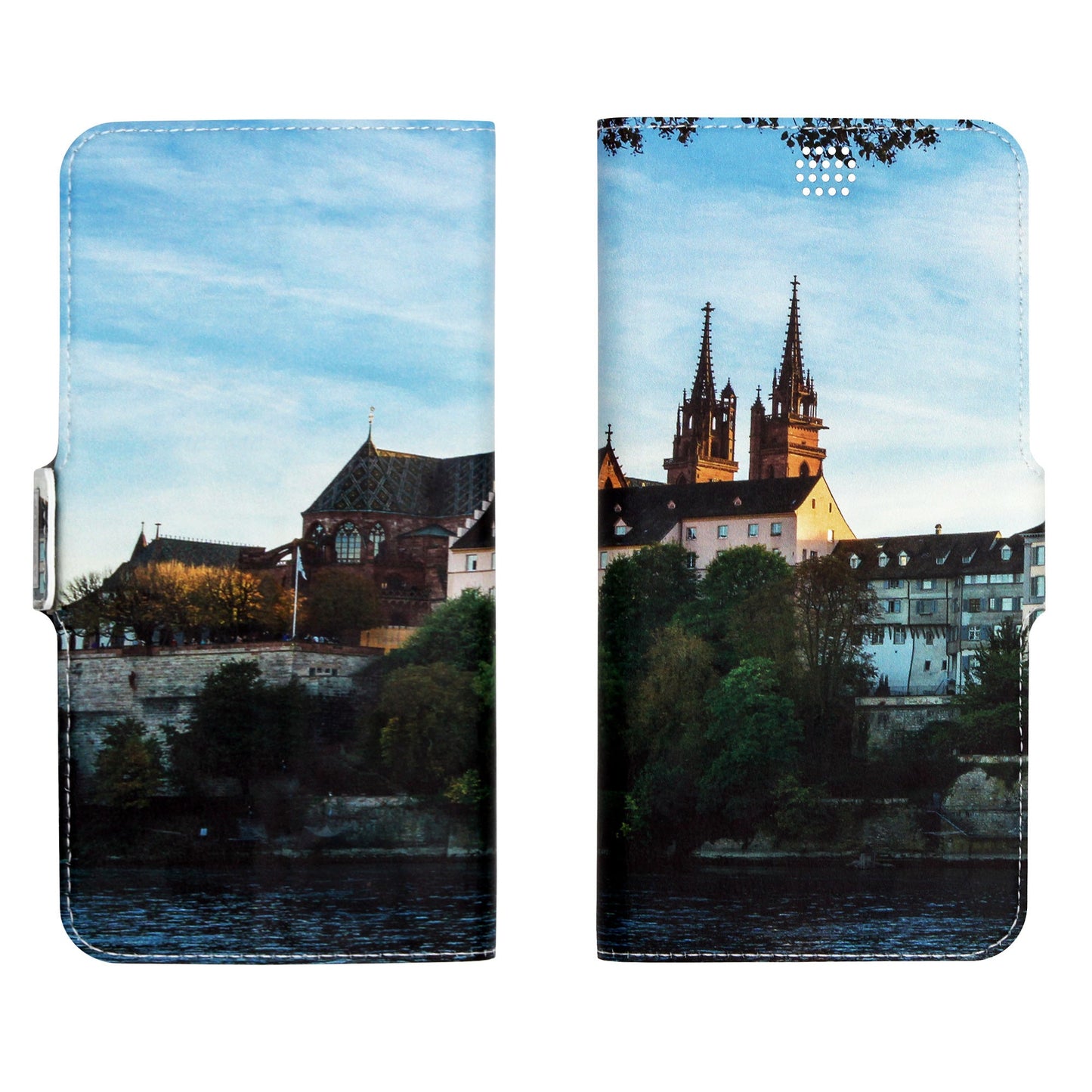 Basel City Rhein origami case
