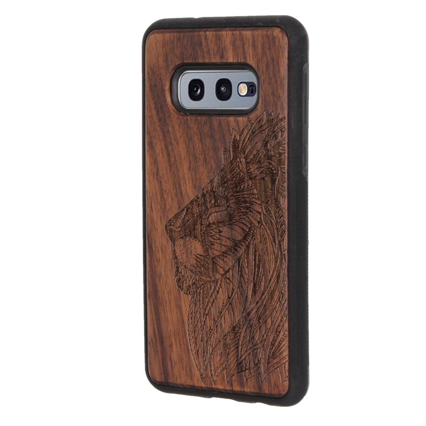 Löwe Eden Case aus Nussbaumholz für Samsung Galaxy S10E