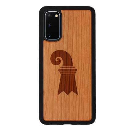 Bastone di Basilea Eden Case in ciliegio per iPhone und Samsung