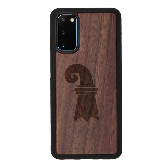 Baslerstab Eden Case made of walnut wood for Samsung Galaxy S20