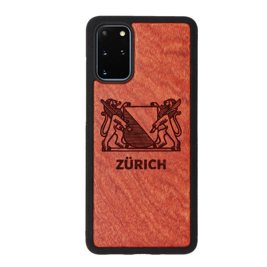 Zürich Wappen Eden Case aus Rosenholz für Samsung Galaxy S20 Plus