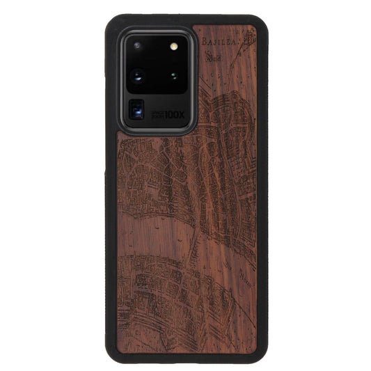 Basel Merian Eden case made of walnut wood for Samsung Galaxy S20 Ultra