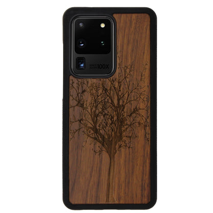 Lebensbaum Eden Case aus Nussbaumholz für Samsung Galaxy S20 Ultra