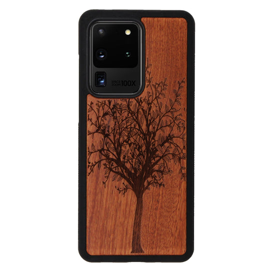 Tree of Life Eden case made of rosewood for Samsung Galaxy S20 Ultra