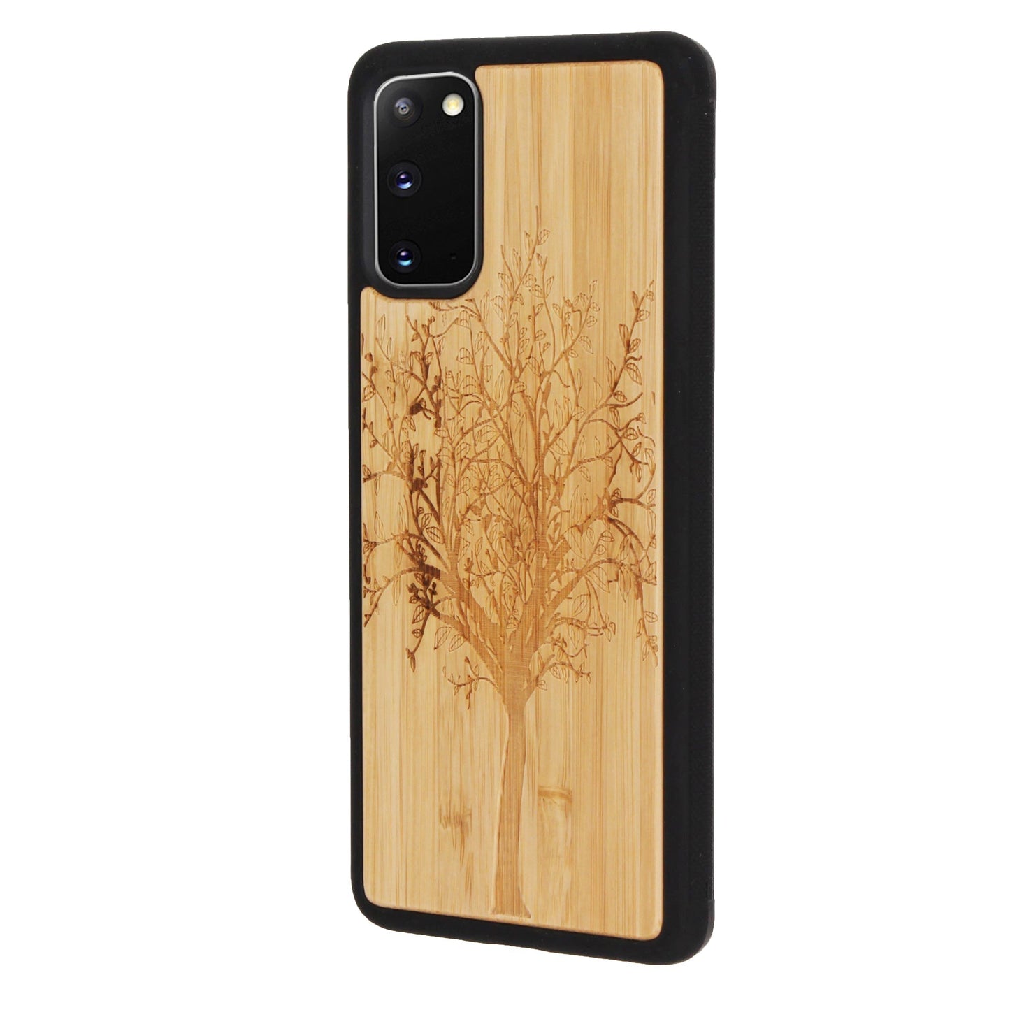 Coque Eden Tree of Life en bambou pour Samsung Galaxy S20