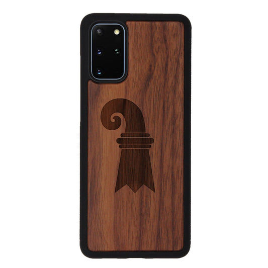 Baslerstab Eden case made of walnut wood for Samsung Galaxy S20 Plus
