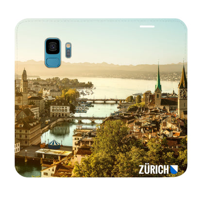 Zurich City from Above Panorama Case for Samsung Galaxy S9