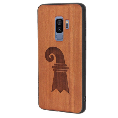 Baslerstab Eden case made of cherry wood for the Samsung Galaxy S9 Plus