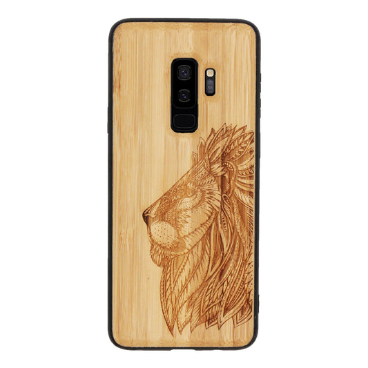 Coque Eden Lion en Bambou pour Samsung Galaxy S9 Plus