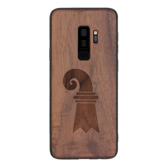 Baslerstab Eden Case made of walnut wood for Samsung Galaxy S9 Plus