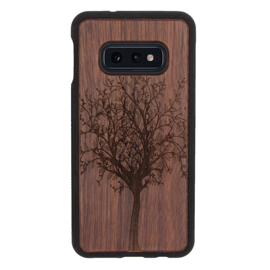 Tree of Life Eden Case made of walnut wood for Samsung Galaxy S10E
