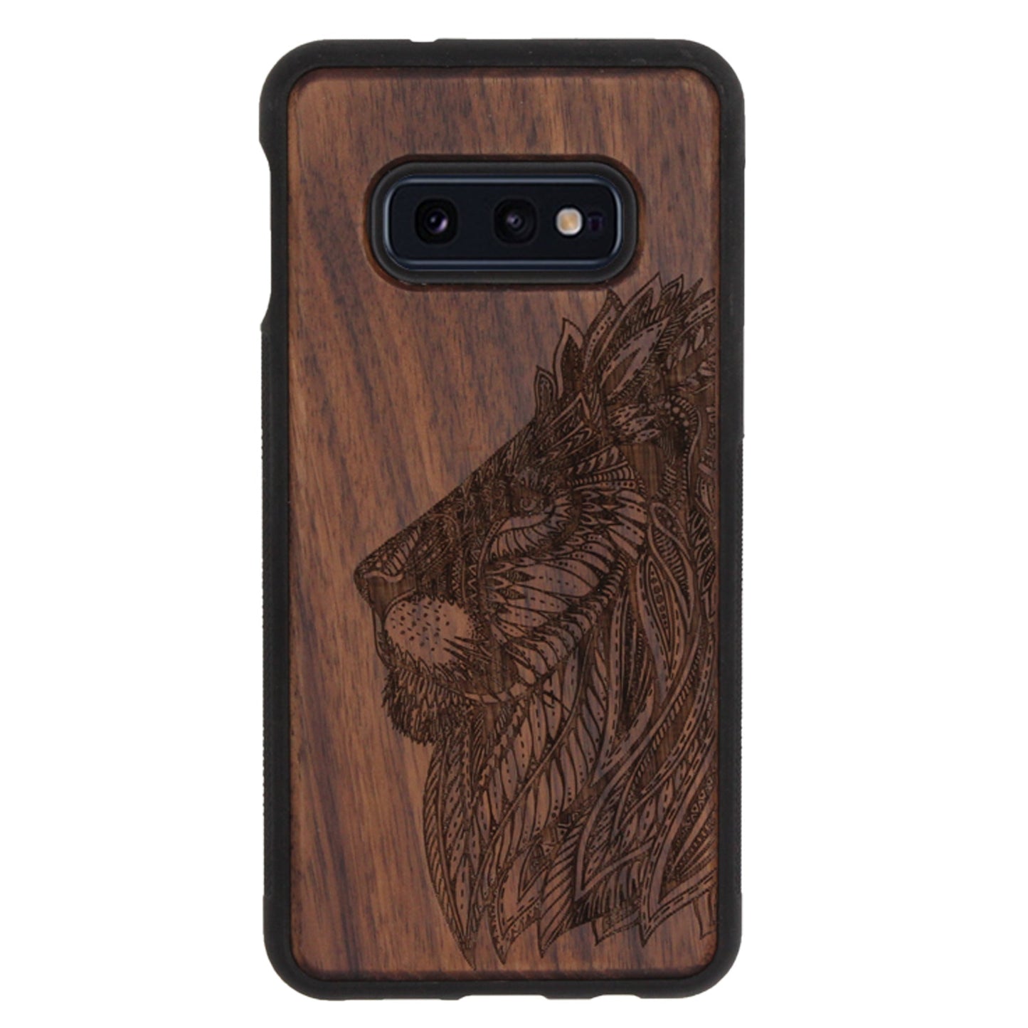 Löwe Eden Case aus Nussbaumholz für Samsung Galaxy S10E