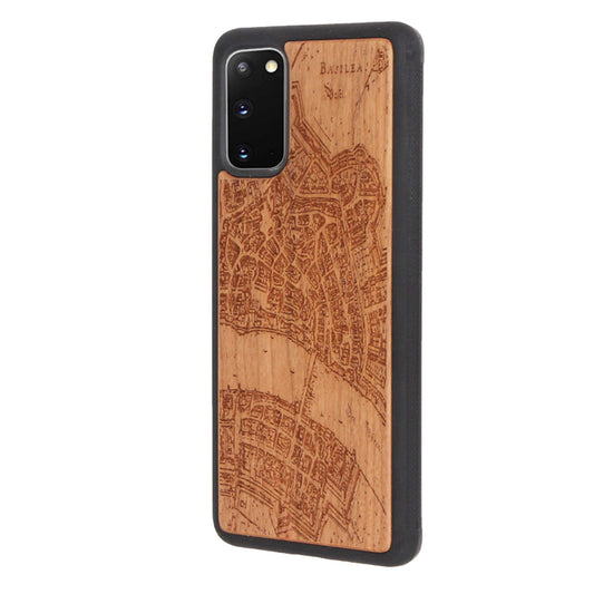 Basel Merian Eden case made of cherry wood for Samsung Galaxy S20