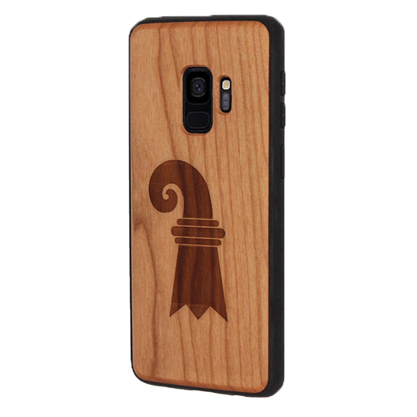 Baslerstab Eden case made of cherry wood for Samsung Galaxy S9