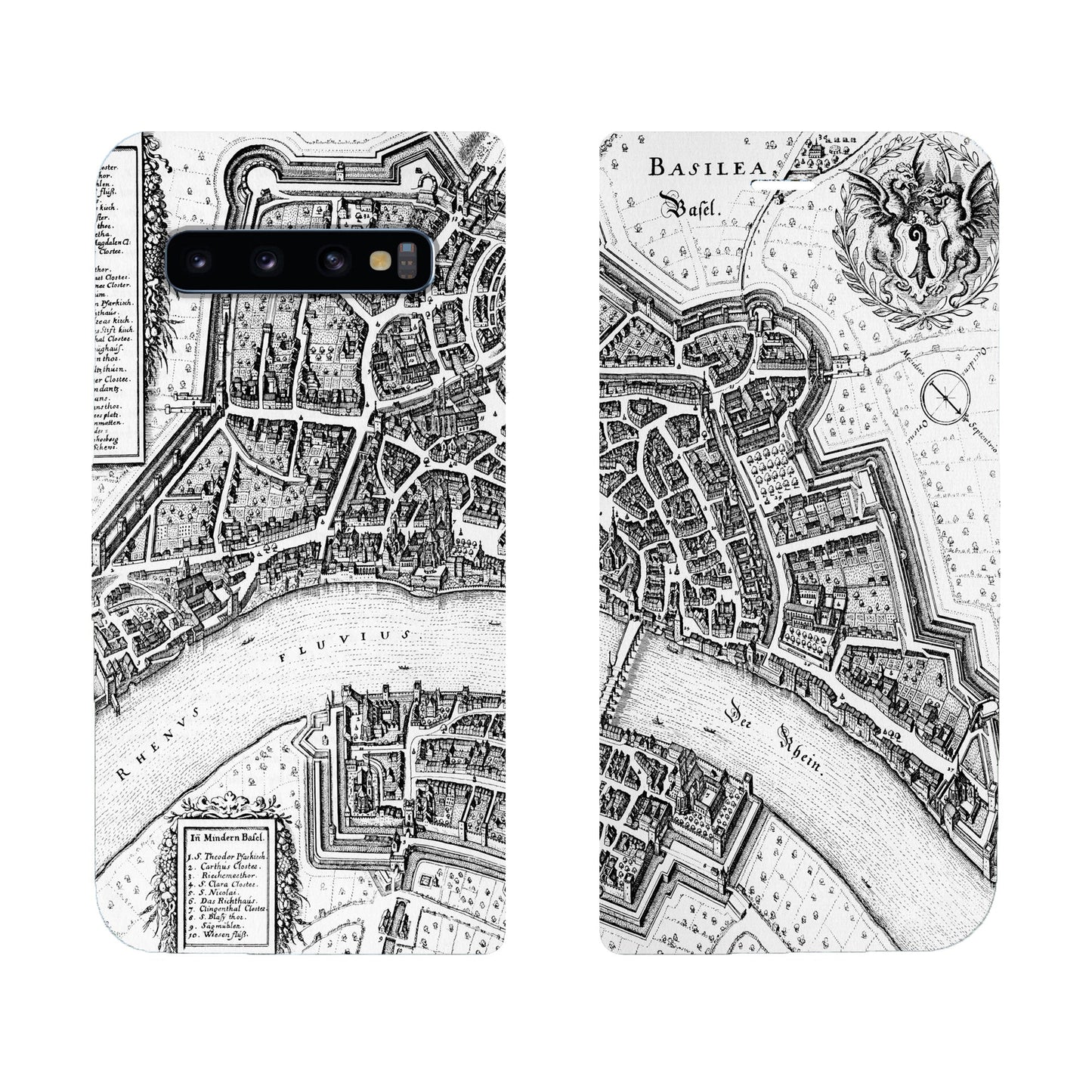 Basel Merian Panorama Case für Samsung Galaxy S10