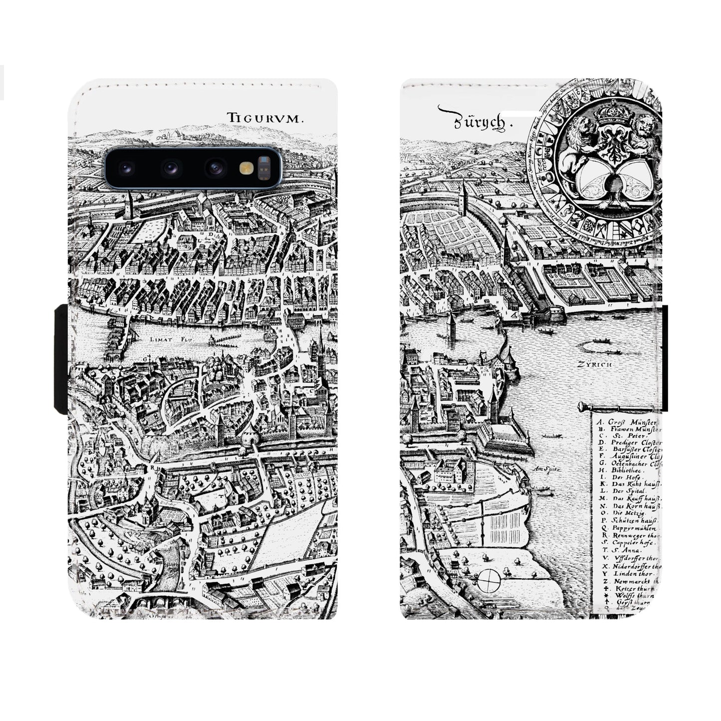 Zürich Merian Victor Case für Samsung Galaxy S10
