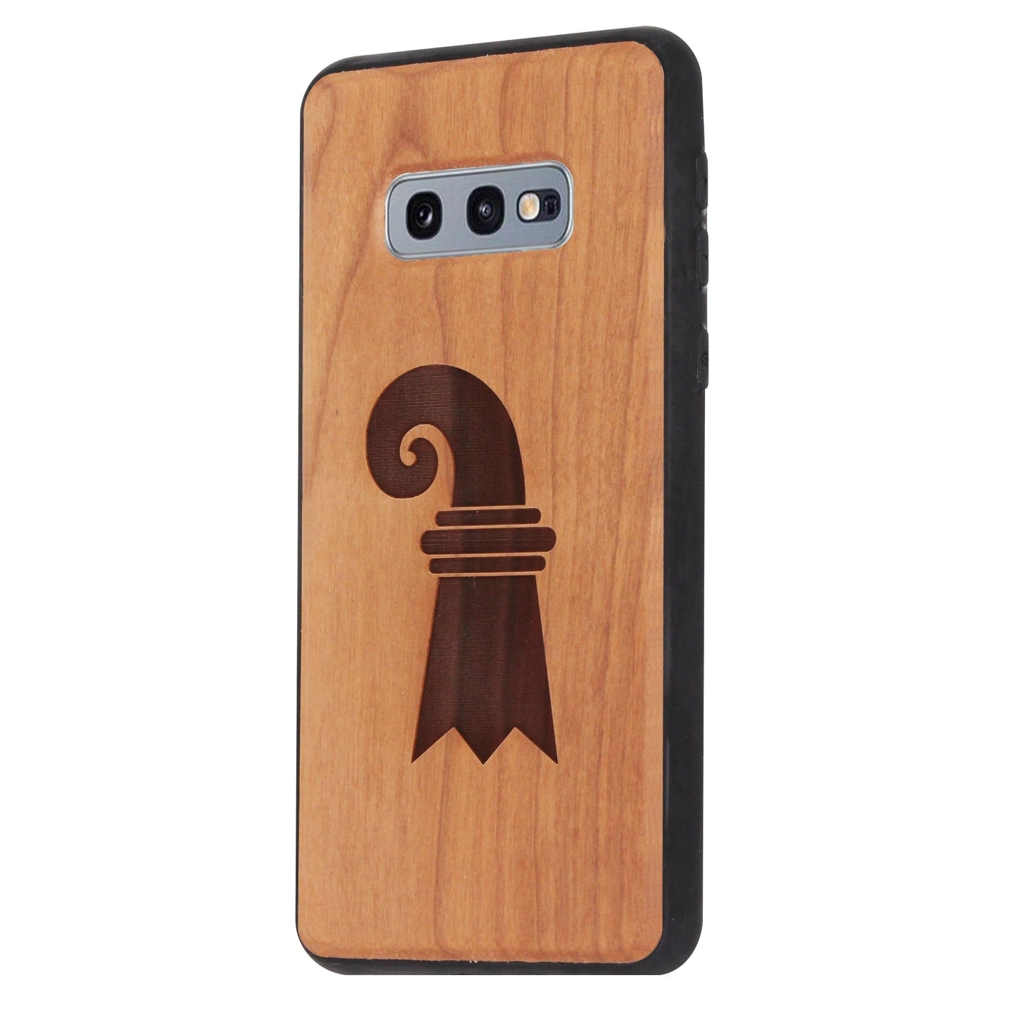 Baslerstab Eden case made of cherry wood for Samsung Galaxy S10E
