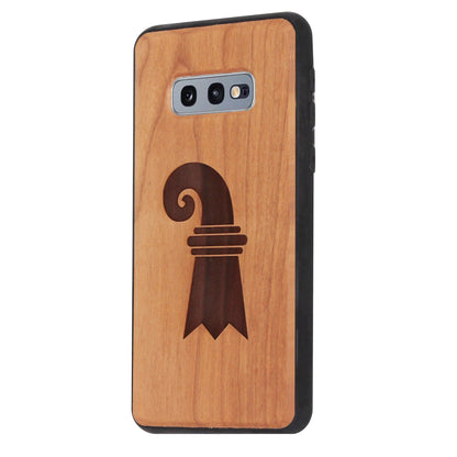 Baslerstab Eden case made of cherry wood for Samsung Galaxy S10E