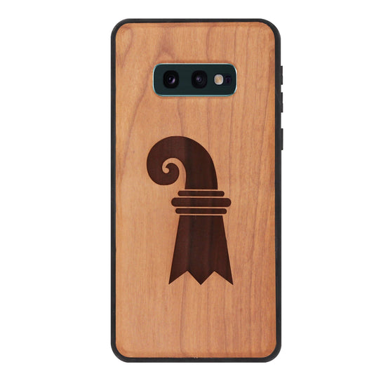 Baslerstab Eden case made of cherry wood for Samsung Galaxy S10E